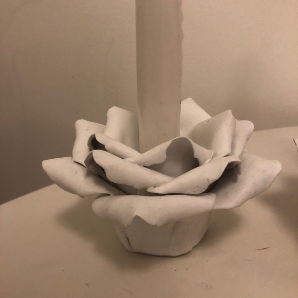 Rose Flower Candle Holder - Picture 3 of 5